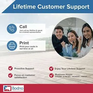 Bodno Premium Graphic Quality PVC Cards - 500 Pack