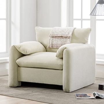 Miscoos Chenille Oversized Armchair for Comfortable Living