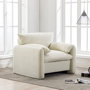Miscoos Chenille Oversized Armchair for Comfortable Living