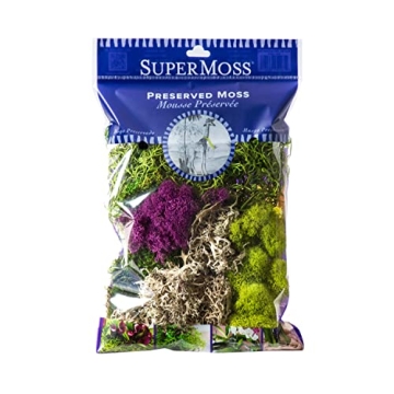 SuperMoss Preserved Moss Mix Vibrant & Versatile Decor