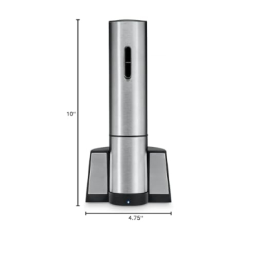 Cuisinart CWO-25 Electric Wine Opener, Stainless Steel 3.50" x 4.75" x 10.00"