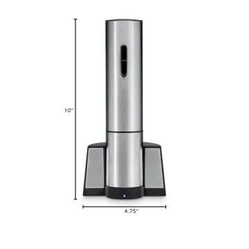 Cuisinart CWO-25 Electric Wine Opener, Stainless Steel 3.50" x 4.75" x 10.00"