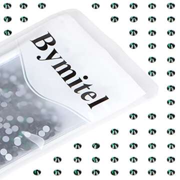 1440PCS Emerald Rhinestones for Jewelry and Crafting