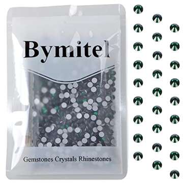 1440PCS Emerald Rhinestones for Jewelry and Crafting