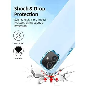 Ownest iPhone 12 and 12 Pro Case - Slim Silicone Protection