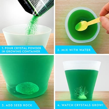 Crystal Growing Kit for Kids by NATIONAL GEOGRAPHIC