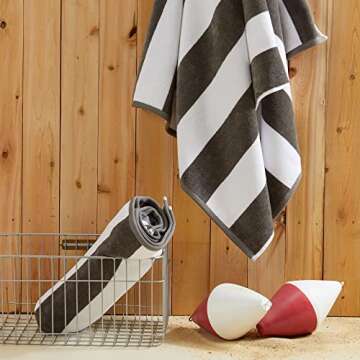 Luxurious 100% Cotton Beach Towel Set - Perfect for Summer Fun!