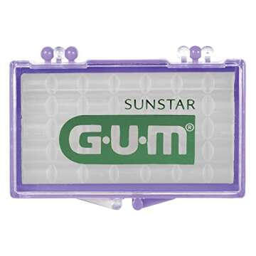 GUM Orthodontic Wax - Mint Flavor for Comfort & Care