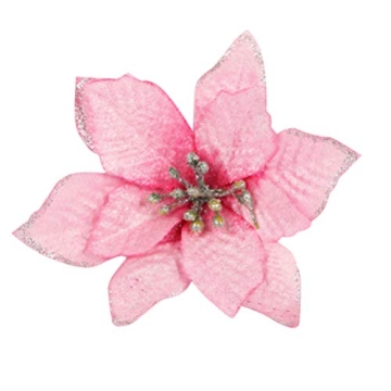 Enchanting Pink Flower Ornaments for Your Christmas Tree