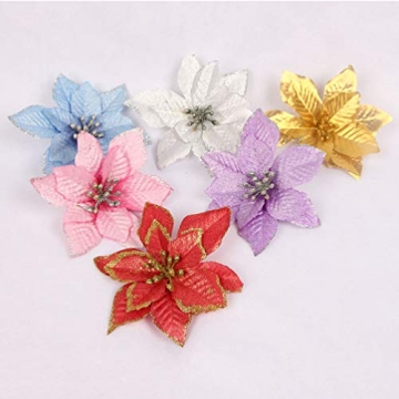 Enchanting Pink Flower Ornaments for Your Christmas Tree