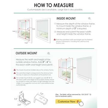 Yoolax Smart Blinds with Remote Control for Living Rooms