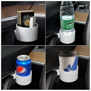 URLWALL Car Cup Holder Adapter for Tesla Model 3/Y