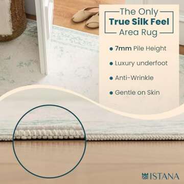 Istana Hallway Runner Rug - Stylish, Non-Slip & Washable