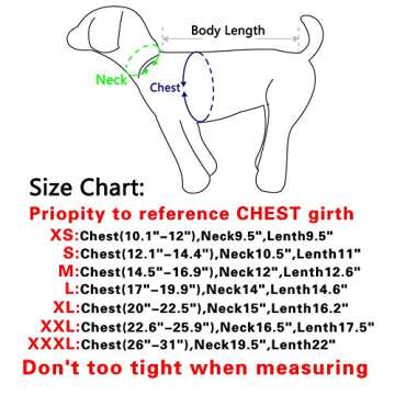 JoyDaog 2 Layers Fleece Lined Warm Dog Jacket for Puppy Winter Cold Weather,Soft Windproof Small Dog Coat,Blue S