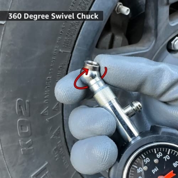 JACO Deluxe Tire Pressure Gauge for Accurate Reads