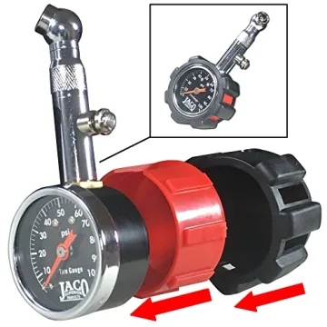 JACO Deluxe Tire Pressure Gauge for Accurate Reads