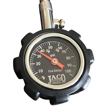 JACO Deluxe Tire Pressure Gauge for Accurate Reads