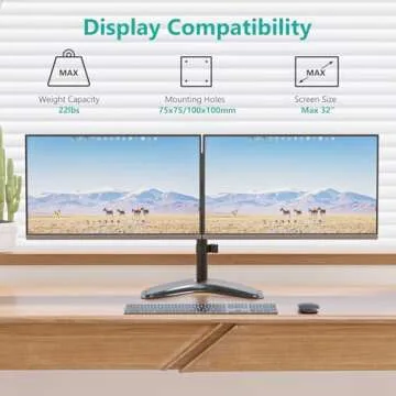 WALI Free Standing Monitor Stand