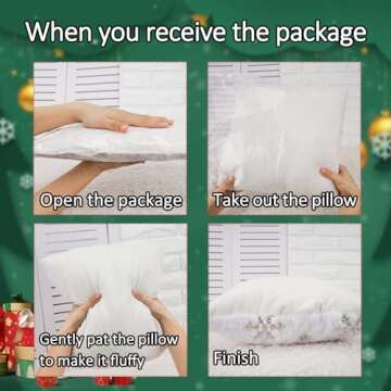 Christmas Peppermint Candy Cane Pillow Christmas Throw Pillows Christmas Lollipop Pattern Throw Pillow Decorative Plush Cute Pillows for Couch Cushion Sofa - Red & White 13x6 inch