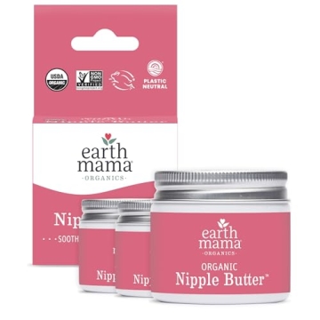 Earth Mama Organic Nipple Butter™ | Nipple Cream Safe for Breastfeeding | Postpartum Essentials fo...