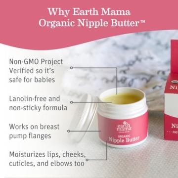 Earth Mama Organic Nipple Butter for Moms | Nursing Relief