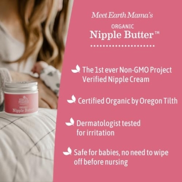 Earth Mama Organic Nipple Butter for Moms | Nursing Relief