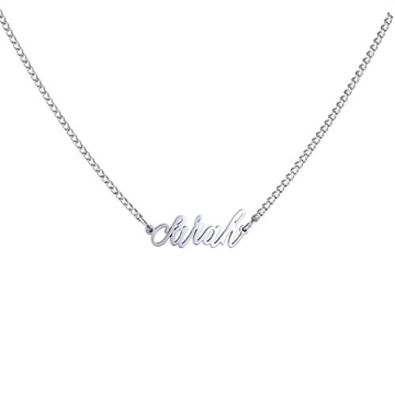 WIGERLON Custom Name Necklace Personalized Pendant for Women