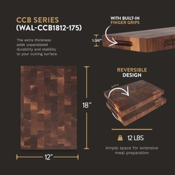 John Boos CCB Series Reversible Chopping Board 18x12