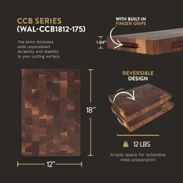 John Boos CCB Series Reversible Chopping Board 18x12