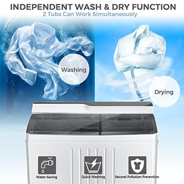 Giantex Portable Washing Machine for Efficient Cleaning
