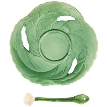 Charming Ceramic Rose Cup and Saucer Set - Perfect Gift