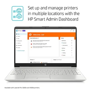 HP Laserjet Pro 4001ne Black & White Printer with HP+ Smart Office Features (Renewed)