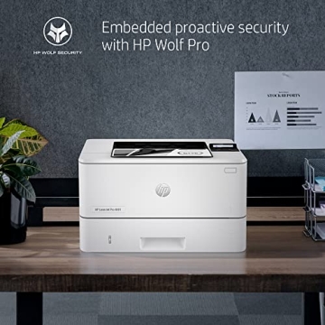 HP Laserjet Pro 4001ne Black & White Printer with HP+ Smart Office Features (Renewed)