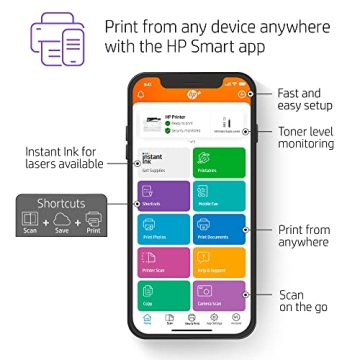 HP Laserjet Pro 4001ne Black & White Printer with HP+ Smart Office Features (Renewed)