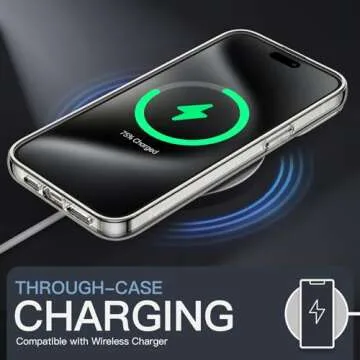 JETech Case for iPhone 15 Pro Max 6.7-Inch, Non-Yellowing Shockproof Phone Bumper Cover, Anti-Scratch Clear Back (Clear)