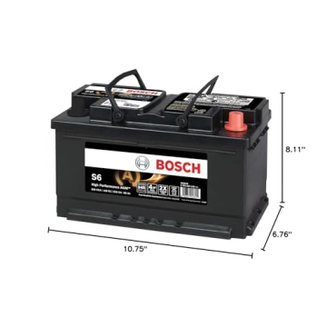 BOSCH S6587B S6 AGM Battery Maintenance-Free Spill-Proof