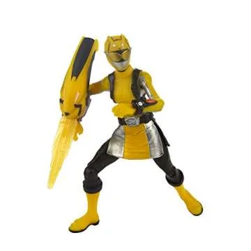 Power Rangers Beast Morphers Yellow Ranger Collectible Figure