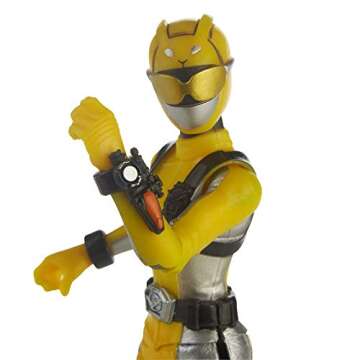 Power Rangers Beast Morphers Yellow Ranger Collectible Figure