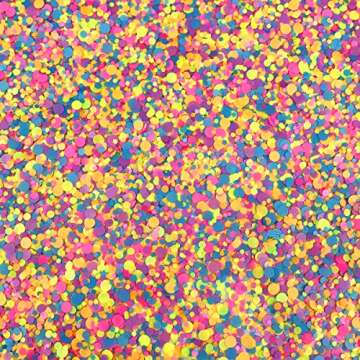 Rainbow Circles Face & Body Glitter - Safe & Versatile