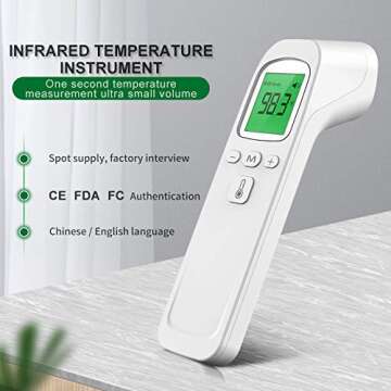 WORUIJIA Forehead Thermometer - Accurate Fever Detection