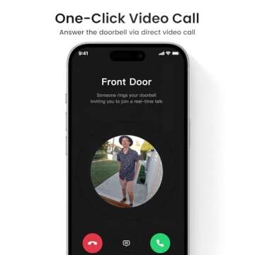 AOSU Smart Wireless Doorbell Camera with HD Video