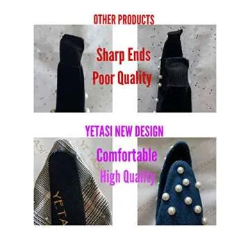 YETASI Headbands for Women Brown Knotted Headband is a Fashion Head band. Leather Knot Headbands are Top Knot Womens Headbands Designer for Girls