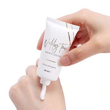 Pop Fizz Designs Wedding Team Hand Cream | Bridesmaids Proposal Gifts | Will You Be My Bridesmaid? | Bridal Shower Favors | Marble| 6 Pack