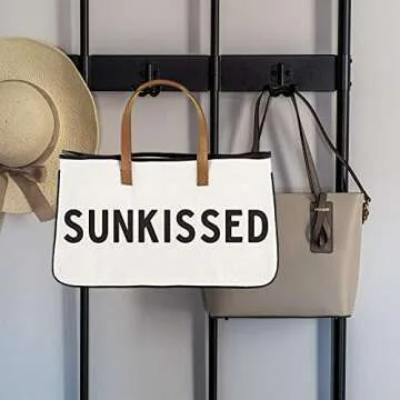 Stylish Santa Barbara Tote Bag - Waterproof Canvas Design