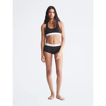 Calvin Klein Modern Cotton Shorts for Women - Black Comfort