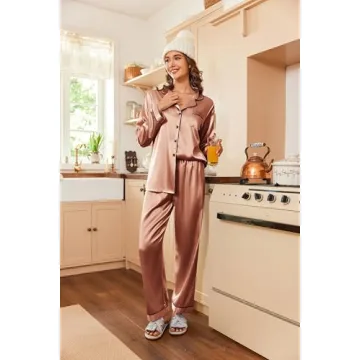 Ekouaer Satin Pajamas Set - Luxury & Comfort combined