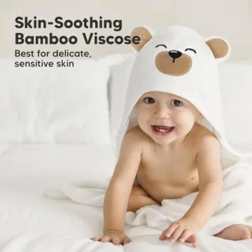 KeaBabies Baby Hooded Towel - Soft, Durable & Adorable
