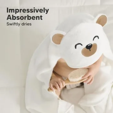 KeaBabies Baby Hooded Towel - Soft, Durable & Adorable
