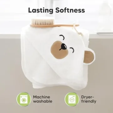 KeaBabies Baby Hooded Towel - Soft, Durable & Adorable