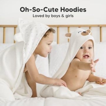 KeaBabies Baby Hooded Towel - Soft, Durable & Adorable
